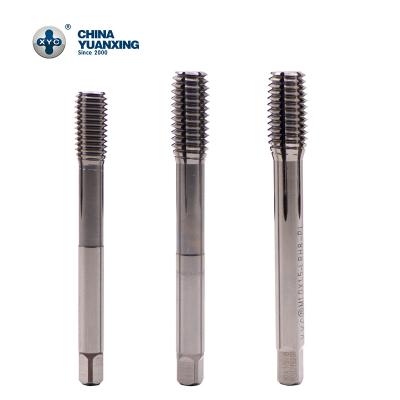 China Yuanxing XYC extrusion uncoated left handed taps left tooth taps are not reverse coated teeth M3M4M5M6M7M8 for sale