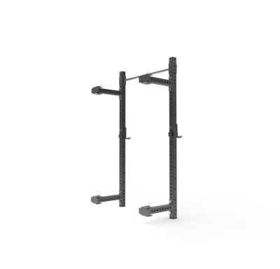 China Durable Leadman GYM Wall Mount Folding Power Squat Rack Power Back Rack for sale