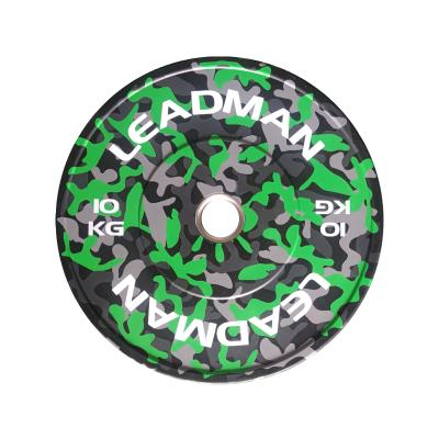 China Factory New Hot Sale Universal Camouflage Clean Design Weight Bumper Plate Rubber Bumper Plates for sale