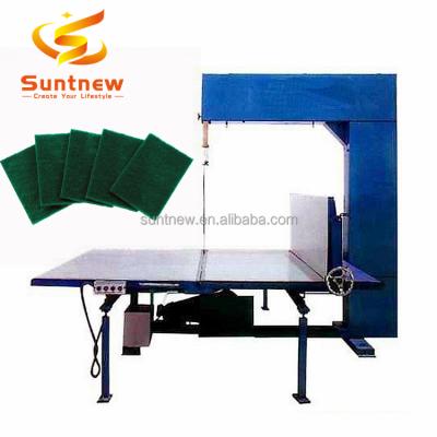 China Factory Vertical Kitchen Scouring Pad Making Machine Manufacturer for sale