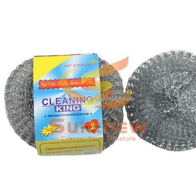 China Sustainable Hot Sale Factory Stainless Steel Mesh Scourer Galvanized 0.2mm Mesh Scourer for sale