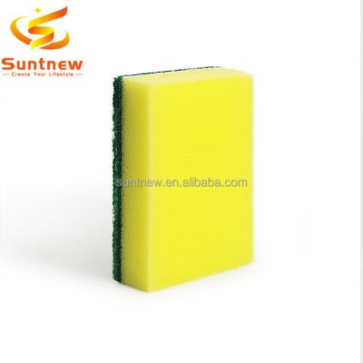 China Sustainable Kitchen Sponge Foam Polyurethane Foam Scrubber Abrasive Clean Sponge For Dish for sale