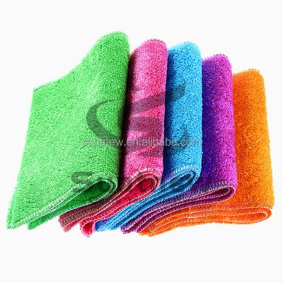 China Sustainable Kitchen Aid Commercial Dish And Dish Towel Cleaning Bamboo Cloth Environmental for sale