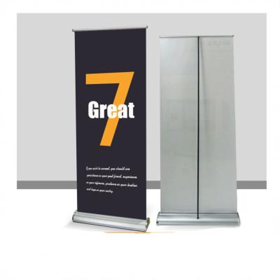 China Health Care Institutes Roll Up Banner Advertising Display Racks , Custom Printing For Indoor Poster Display for sale