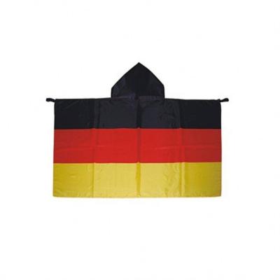 China Fast Delivery Washable Germany Pride Cape Rainbow Body Flag Cheerful With Logo Custom Print for sale