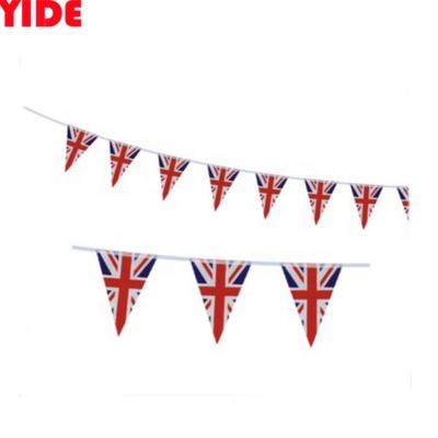 China UK Healthcare Institutes Bunting Flag, Fabric Pennant Flag Banner, Union Jack Flag Bunting for sale