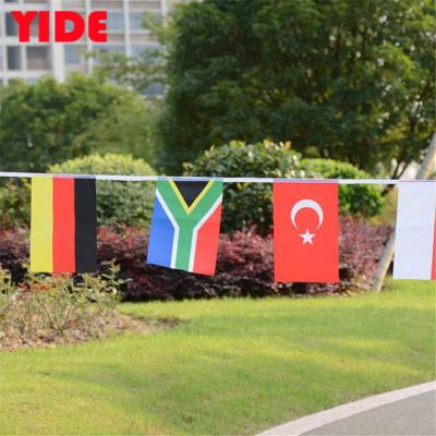 China YIDE Nonprofit Christmas Festival Decorations Ceiling Hanging String Stamen Flag for sale