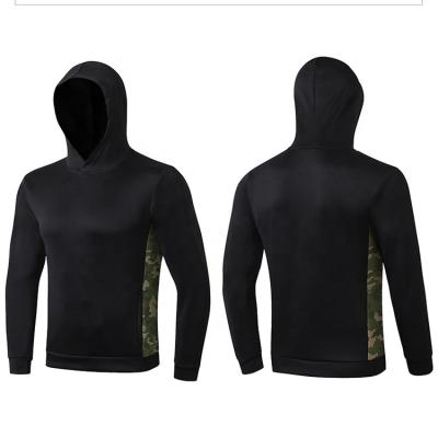 China Factory Price Men's Gym Hoodies Polyester Spandex Breathable Sports Shirt for sale