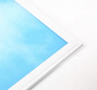 China Residential Skylight Blue Sky Clouds Panel Recessed 620*620mm Decorative Led Ceiling Panel for sale