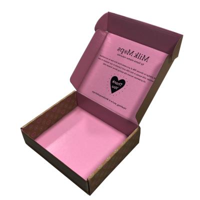 China Recyclable Customized Logo Printing Perfume Packaging Box Black Corrugated Cardboard Mailing Mailer Box For Personal Care for sale