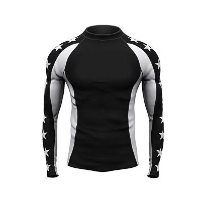 China Rash Guard Midnight Row Compression Jiu-Jitsu Anti-UV Custom Gi Competition Shirt - BJJ IBJJF Approved Muttahida Majlis-e-Amal for sale