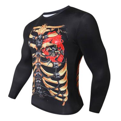 China Muttahida Majlis-e-Amal Jiu Jitsu Men's Long Sleeve Breathable BJJ Rash Guard Premium Compression Fighting Attacking Shirt for sale