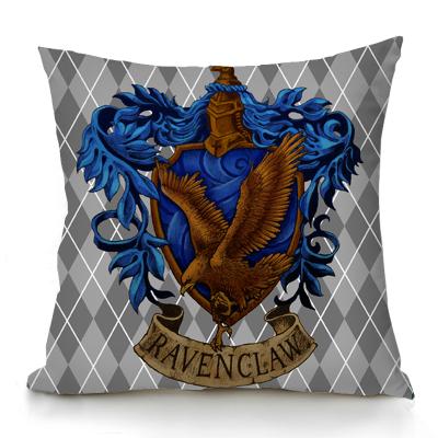 China Cheap Harry Potter Cushion Case Throw Promotional Sublimation Printing Ravenclaw Single Cushion Cover Pillow Covers for sale