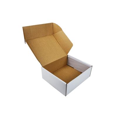 China Renewable Materials Logo Gray Cube Corrugated Packaging Box Custom Made Eco-recyclable for Daily Use Packaging Box for sale