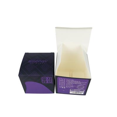 China Recycled Materials Wholesale Customized Elegant Purple Men's Secret Paper Packaging Box Packaging for sale