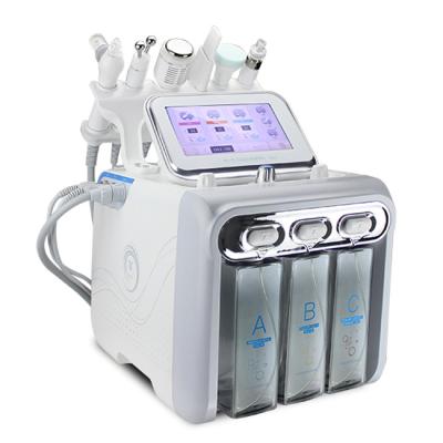 China Exfoliators 6 in 1 aqua facial silk dermabrasion machine / hydra skin microdermabrasion beauty equipment for sale