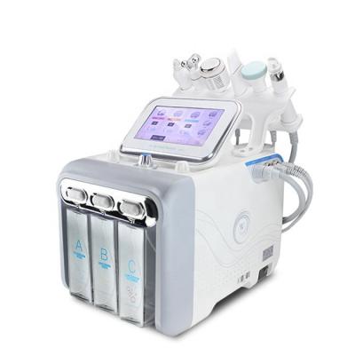 China High Frequency Facial Exfoliators Ice Repair Machine / Ultrasonic RF Diamond Microdermabrasion Peeling Facial Beauty for sale