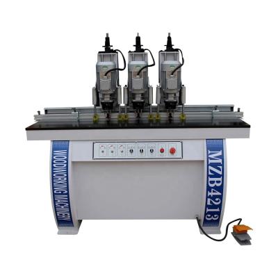 China Building Material Stores Manufacturer Well Made Three Vertical Hinge Head Drilling Machine for sale