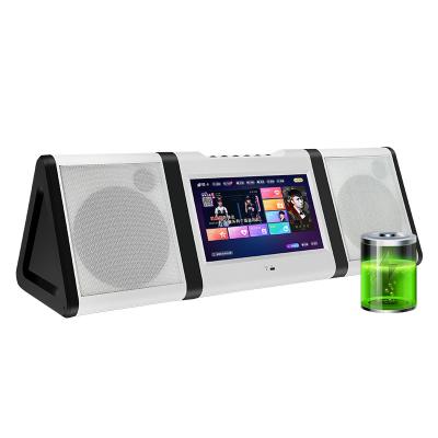 China Indoor / Outdoor 10.1 Inch Touch Screen Android All On One Karaoke System KTV System With Speaker for sale