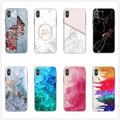 China Shockproof Antiman Fashion Art Design Pattern Marble Phone Case for iPhone 11 12 13 pro max mini xs 14 innovative mobile phone accessories for sale