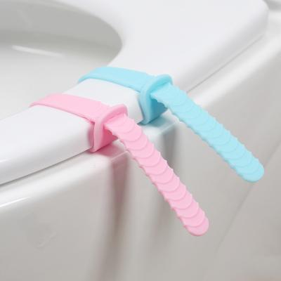 China Minimalist Sanitary Washable Seat Cover Lifter Toilet Seat Raise Handles for sale