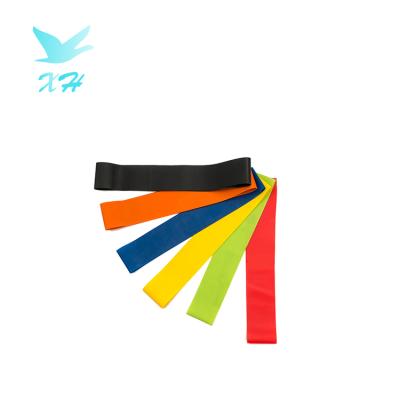 China Hot Selling Custom Fitness Logo Gym 5 Loops Fitness Resistance Bands Set With Various Sizes for sale