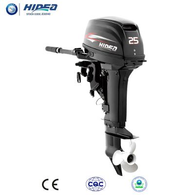 China Hidea 2 Stroke 25hp Outboard Motor / Outboard Motor / Boat Motor Made In China Rear Control Long Shaft HD25FHL for sale