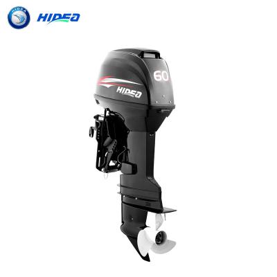 China New hot sale model hidea outboard motor 2 stroke 60hp with CE certificates remote control electric start HD60FFEL for sale