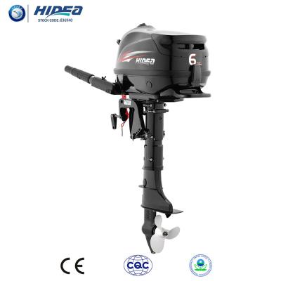 China Hidea CE Approved 4 Stroke 6hp Outboard Motor For Sale Black F6 Motor Hidea 4 Stroke 60hp Outboard Motor for sale