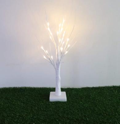 China Fire Tree Light 7ft White Branch Birch Artificial Christmas Tree For Sale, Tree Branch Light for sale