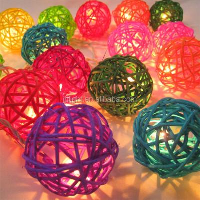 China Home Decoration Ball 20leds Battery Operated Warm White String Lights Wedding Home Room Decoration Lights for sale