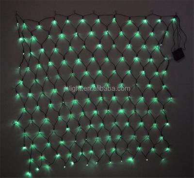 China ON/OFF+MODE/FLASH Multi Color Led Net Light Christmas Solar Powered Curtain String Decoration Indoor Outdoor Lighting for sale