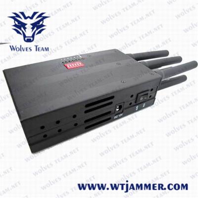 China 15M Mobile Phone 3W 3G Signal Jammer For Conference Center for sale