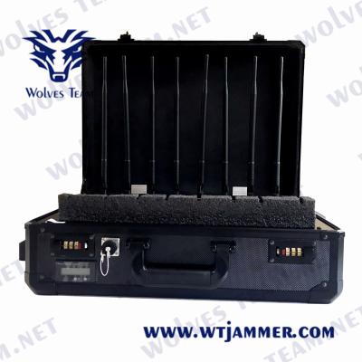 China 4G 100 Meter EIRP 30W Cell Phone Jammer Portable Handbag for sale