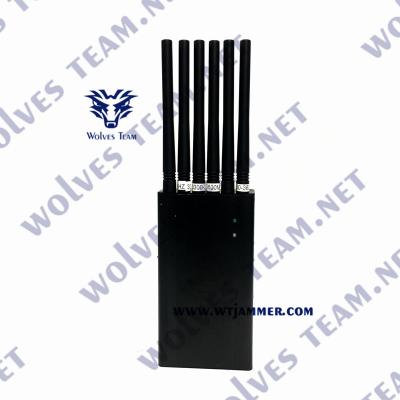 China Synthesized 2W Portable GPS Jammer L1 L2 L3 L4 L5 GPS 5 Antennas for sale