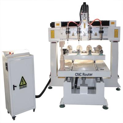 China WOOD ACRYLIC ALUMINUM ALUMINUM Manufacturer MDF Directory High Quality and Best Price Multi Head 6D CNC Router Engraving Milling Cutting Machine for sale