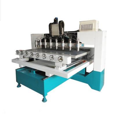 China Building Material Stores China Factory CNC Router 4axis 12heads Wooden Rotary Working Cylinder Engraving 4axis CNC Router Cutting Router For Sale for sale