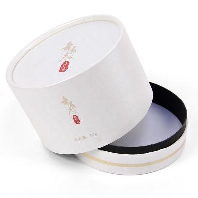 China Luxury Candle Holder Gift Box Paper Materials Recycled Pearl Jar Cylinder Cardboard Tube Glass Packaging for sale