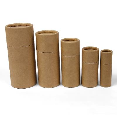 China Biodegradable custom printed creative round kraft paper tube packaging for food packaging for sale