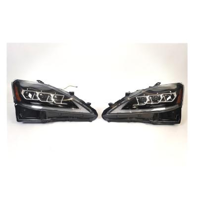 China auto lamps led head lamp for LEXUS IS250 three eyes head lamp to install 2006-2012 year is for sale