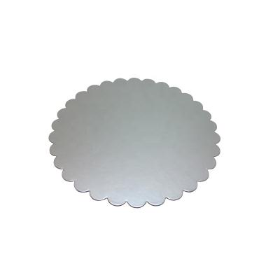 China China Supply High Quality Waterproof Cake Paper Silver Panel Gold Round Cake Round White Square or Round for sale