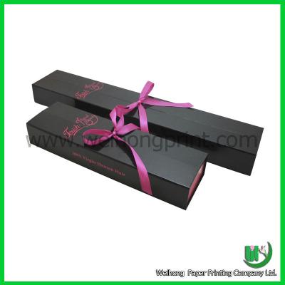 China Wholesale Custom Recycled Materials Hair Extension Packaging With Tape Supplied From Dongguan for sale