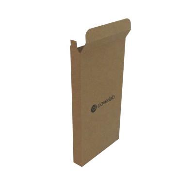 China Recyclable Paper Boxes Manufacture Luxury Custom Earphone Packaging Make Creative Brown Kraft Paper Snacks Packaging Box for sale