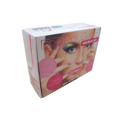 China Customized Disposable Nail Polish Paper Set Packaging Box for sale