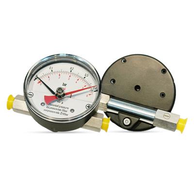 China Differential pressure gauge with magnetic piston YCC-80 for sale