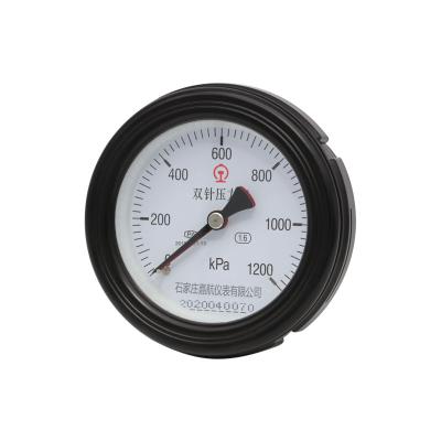 China Railway pressure gauge(RPG)  - Double pointers- double tubes type YYS-100Z1 for sale