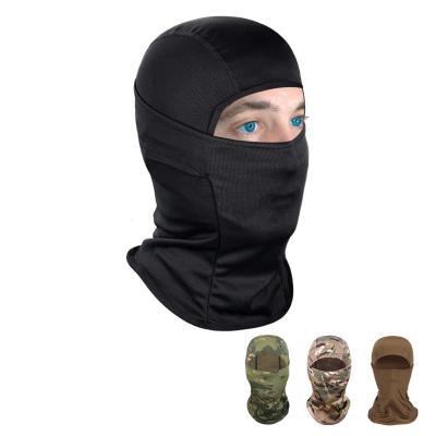 China Custom Winter COMMON Hat Camouflage Sport Motorcycle Logo Designer Polyester Fashion White One Hole Face Mask Tactical Balaclava for sale