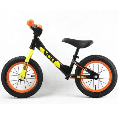 China Super Lightweight Bike Black Powder Coating TPR Super Light Handle Pushing Balance Bike for sale