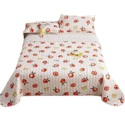 China Simple popular design for cotton comforters bedding factory bedspread for hotel use bedspread set for sale