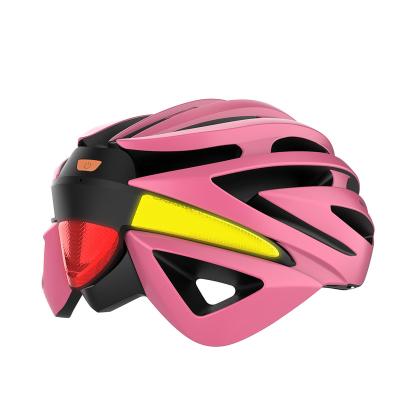 China Smart Bicycle Helmet YITELA Manufacture Pink Color Women Smart Safety Riding Smart Helmet Bicycle for sale